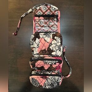 Floral Quilted Vera Bradley Travel Jewelry Organizer